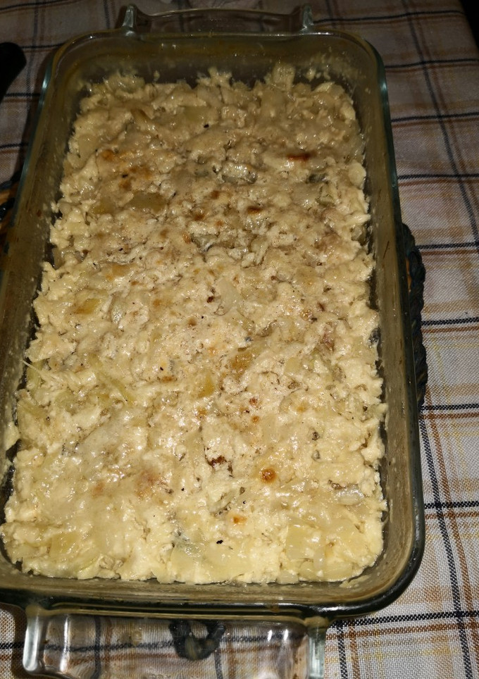 Una foto de Bacalao a la nata