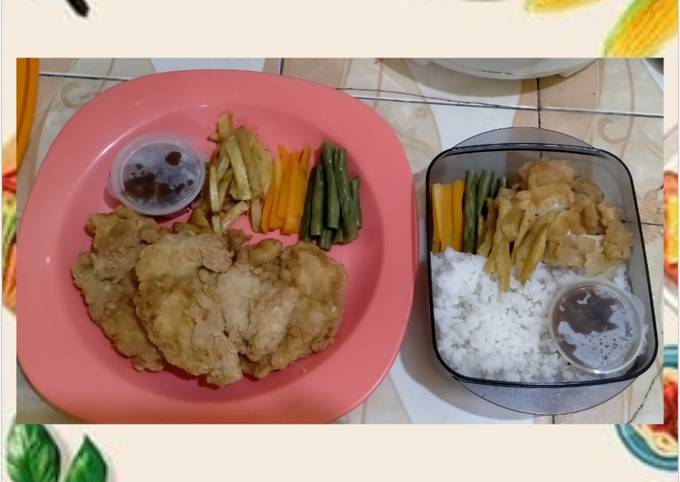 Langkah Mudah untuk Membuat Steak ayam saus teriyaki sederhana, Sempurna