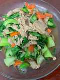 ผัดผักรวมหมูหมัก
