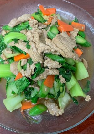 รูปของ ผัดผักรวมหมูหมัก