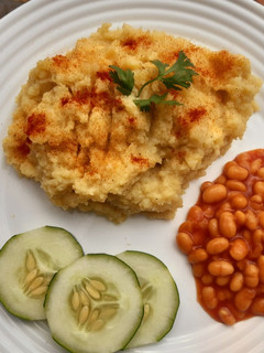 A picture of Mashed potatoes.
