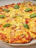 Pizza de Champiñones y Paleta Ibérica
