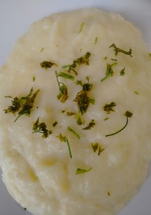 Una foto de Puré de papa cremoso