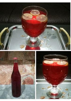 A picture of Laal Sharbat🍷🌹.