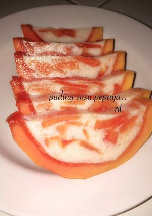 Foto resep Puding Susu Pepaya