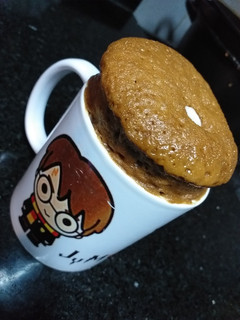 Una foto de Bizcochuelo en taza 💕 (sin leche)