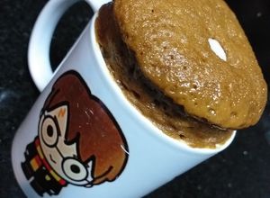 Una foto de Bizcochuelo en taza 💕 (sin leche)