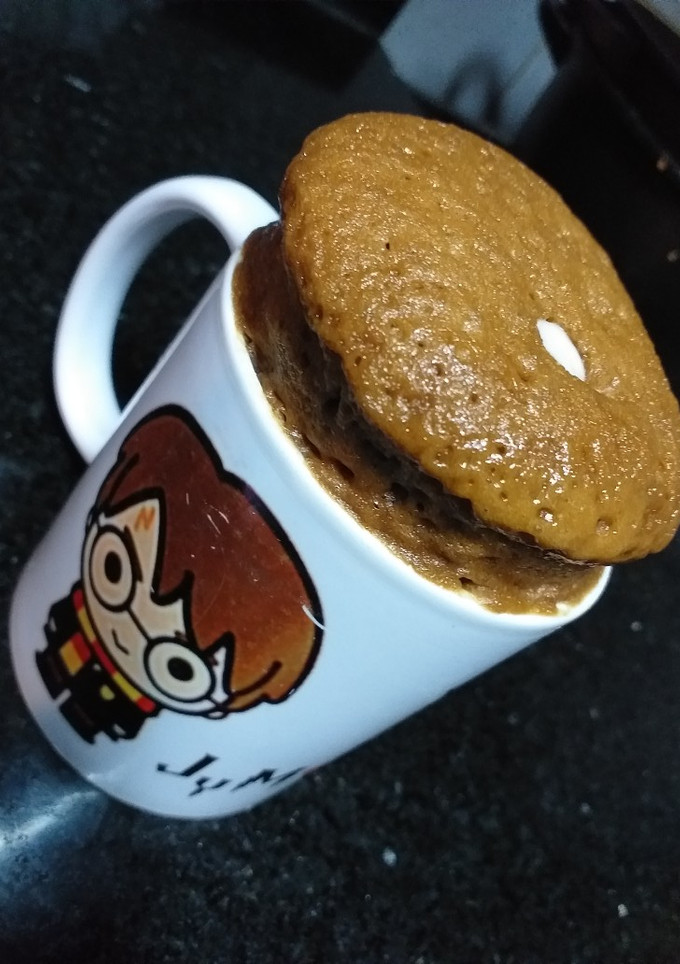 Una foto de Bizcochuelo en taza 💕 (sin leche)