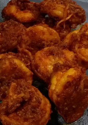A picture of Kerala Style Prawns Fry (Chemmeen Fry).