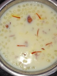 साबूदाना खीर (Sabudana kheer recipe in hindi) रेसिपी मुख्य फोटो