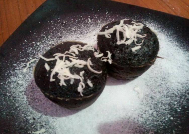 Steamed Moist Chocolate Coffee Cake 🍰 no mixer