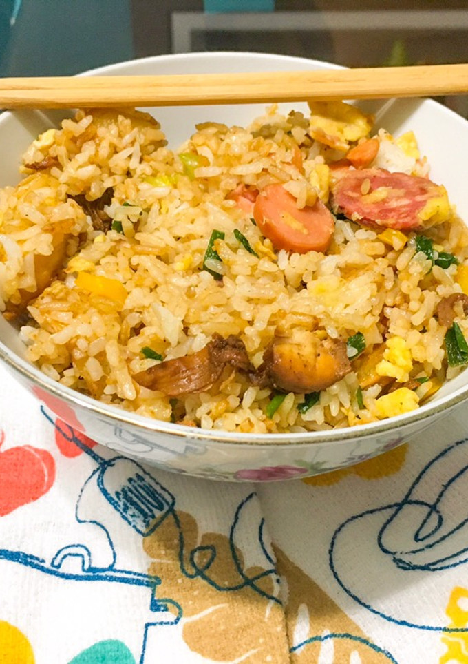 Una foto de Arroz Chaufa a mi Estilo