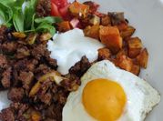 Una foto de batatas con arroz