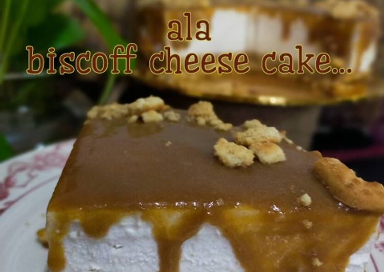 Resep Ala biscoff cheese cake yang Bisa Manjain Lidah