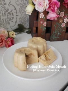Foto resep Puding Bolu Gula Merah