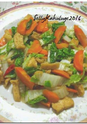 Foto resep Tumis Tahu Sawi Wortel
