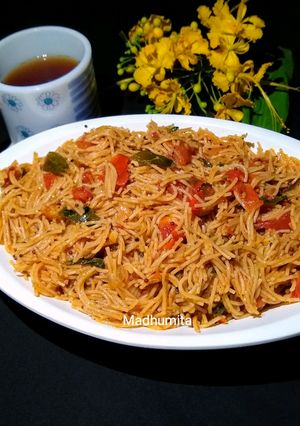 A picture of Chettinad Semiya Upma.