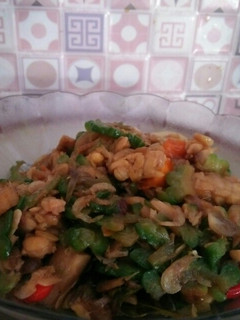 Foto resep Tumis pare rebon