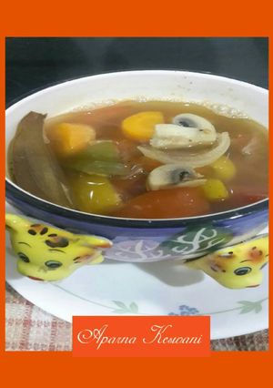 A picture of Mixed vegetables stew.