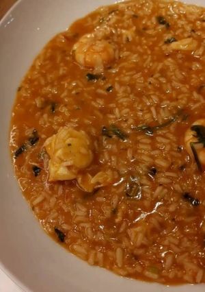 Foto de Arroz de Peixe e Camarão