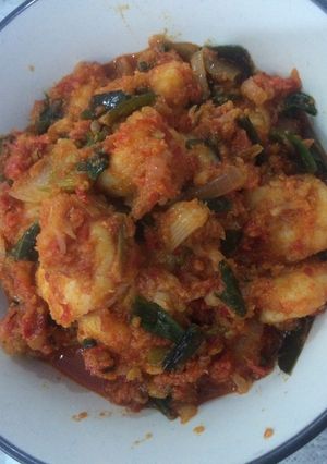 Foto resep Balado udang