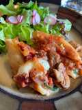 Stuffed Shells with Ricotta and Homemade Mushroom Sauce