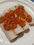 Rollitos light de pechuga de pavo con champiñones