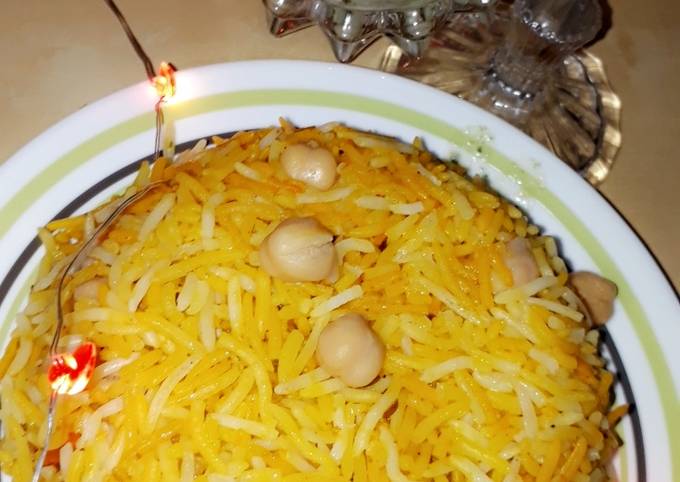 Cholay ki biryani