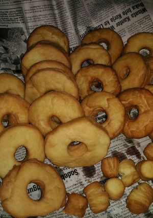 Foto resep Donat empuk praktis ala Ibu