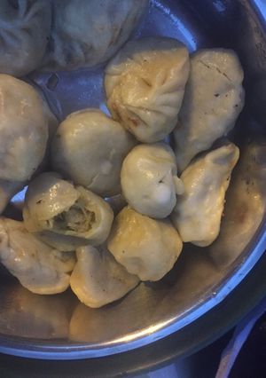 A picture of Veg steam momo.