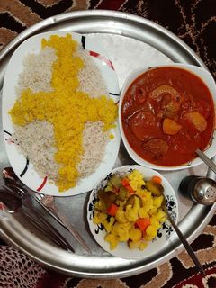 عکسی از دستور خورشت بادنجون 😋