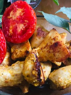 عکسی از دستور جوجه ماهیتابه ای 🍱