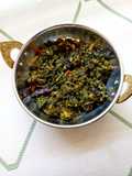 Sarson bhujia (saag)