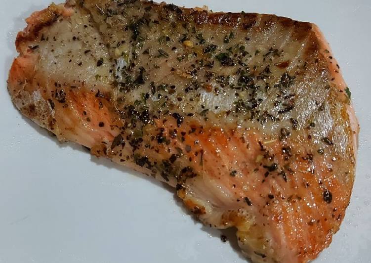 Bumbu mengolah Grilled Salmon Sehat Kilat 5 menit, Menggugah Selera