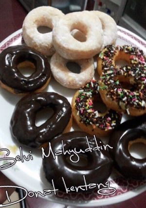Foto resep Donat kentang coklat lumer