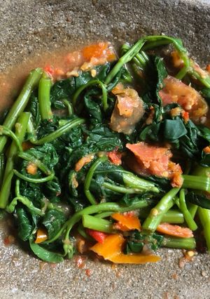 Foto resep Plecing Kangkung Khas Lombok