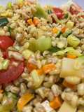 Orzo e farro con verdure