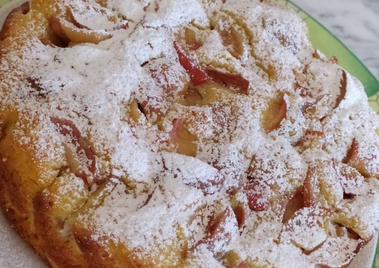 How to Prepare Veloce Torta alle mele e limone(frullati nell&#39;impasto)