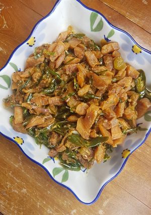 Foto resep Ikan Asin Cabai Hijau