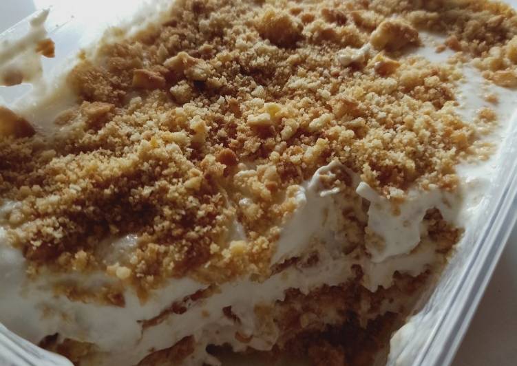 Bagaimana Menyiapkan Cheesecake dessert box with Biskuit Roma, Bisa Manjain Lidah