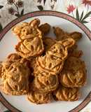 Galletas de calabaza y crema de cacahuete (BLW)