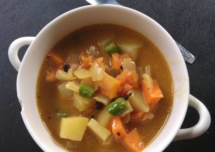 Resep Vegetable Curry Anti Gagal