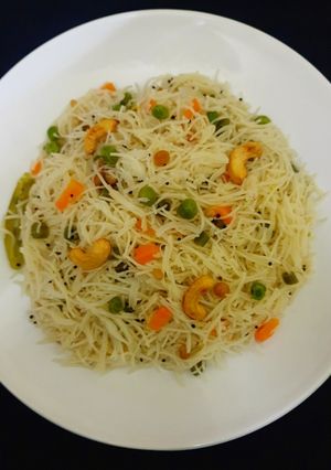 A picture of Vermicelli upma.
