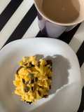 Idea desayuno:Tostada con huevo y queso