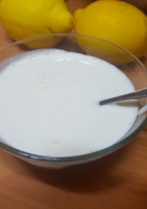 Una foto de Postre de limón