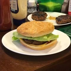 A picture of Homemade Burger Patties.