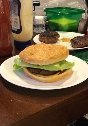 A picture of Homemade Burger Patties.