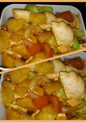 รูปของ ผัดเปรี้ยวหวานไก่ชิ้น