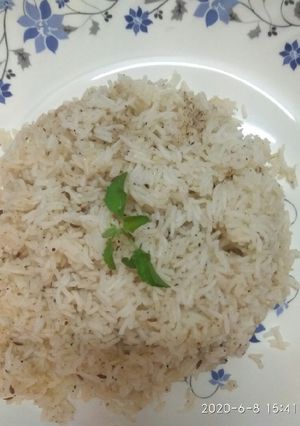 A picture of Quick Jeera rice.