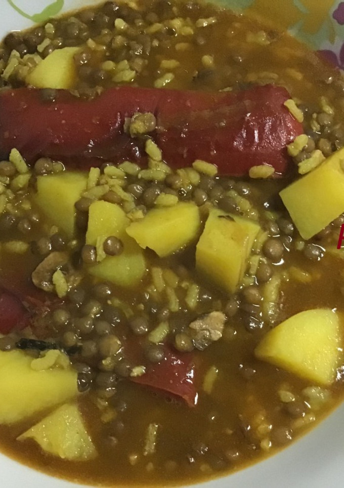 Una foto de Arroz con lentejas de Murcia